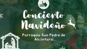 Portada de evento streaming de concierto navideño en 2023